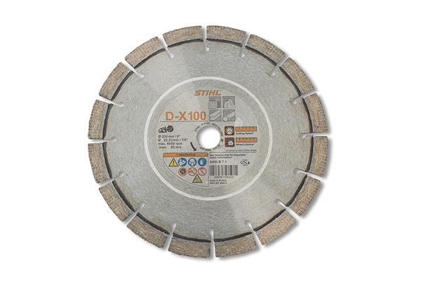 Stihl | Diamond Wheels | Model D-X 100 Diamond Wheel for Hard Stone/Concrete - Premium Grade for sale at Western Implement, Colorado