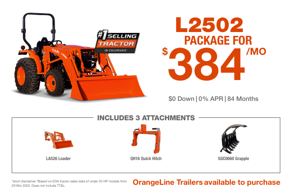 L2502 TRACTOR PACKAGE
