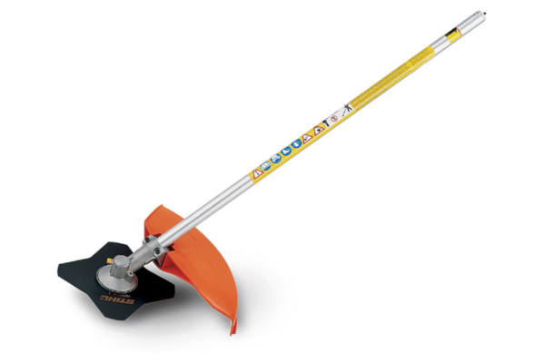 Stihl FS-KM Brushcutter with 4 Tooth Grass Blade for sale at Western Implement, Colorado