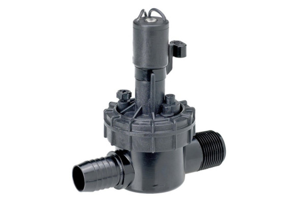Toro 1" (2.5 cm) Jar Top In-line Valve with Flow Control (Male NPT x Barb) (53799) for sale at Western Implement, Colorado